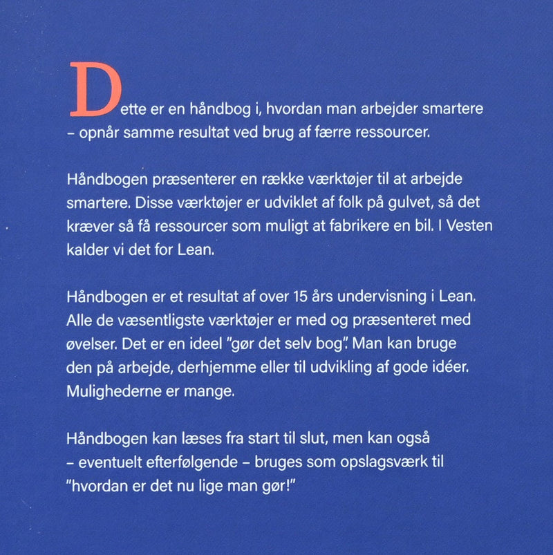 Kompetenceforum Bøger Håndbog i Lean