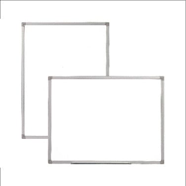 Leantools Whiteboard 45x30 cm Leantools Basic Whiteboard lakeret stål