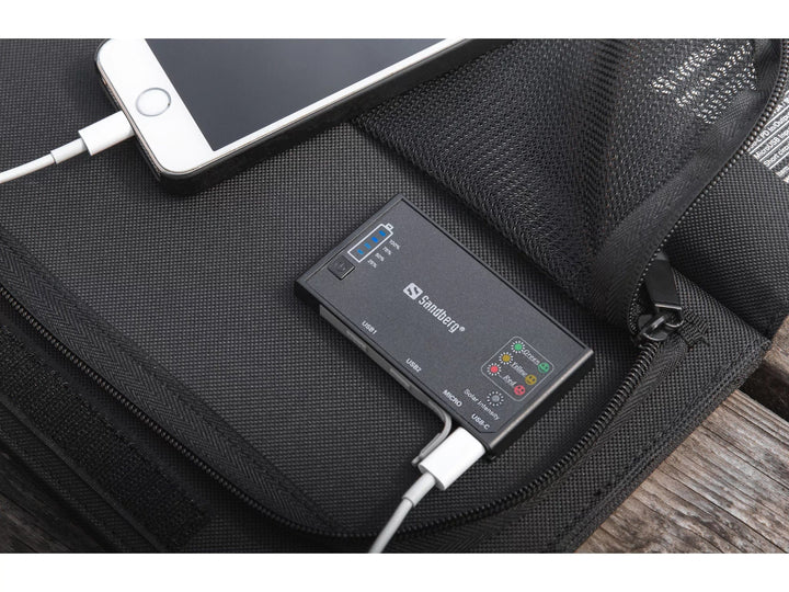 Sandberg Powerbank Sandberg Solar Charger 21W 2xUSB+USB-C 10000 mAh