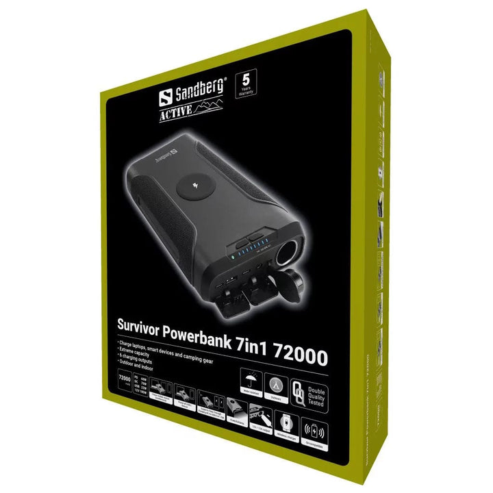 Sandberg Powerbank Sandberg Survivor Powerbank 7in1 72000