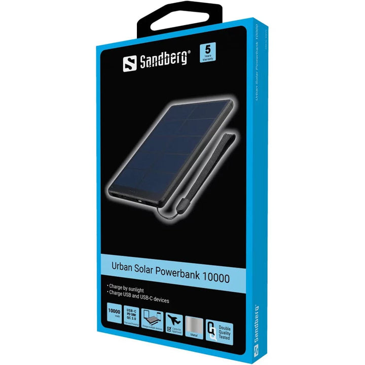 Sandberg Powerbank Sandberg Urban Solar Powerbank 10000 mAh