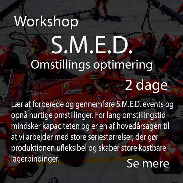 Leantools Workshop Workshop: S.M.E.D. hurtige omstillinger