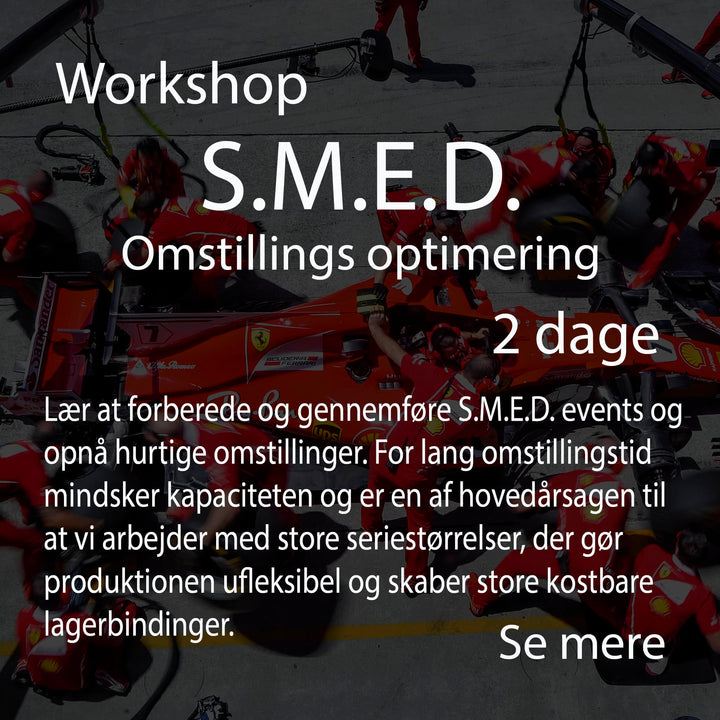 Leantools Workshop Workshop: S.M.E.D. hurtige omstillinger