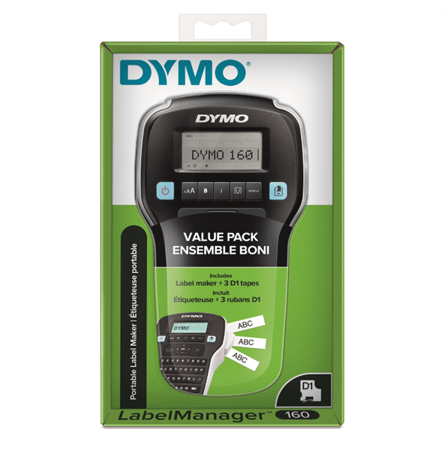 Dymo Labelprinter Dymo Labelmanager 160 value pack