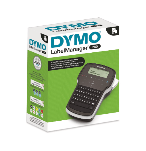 Datascan Labelmanager Køb Dymo Labelmanager | etiket printer | Dymo 280 kit – Leantools
