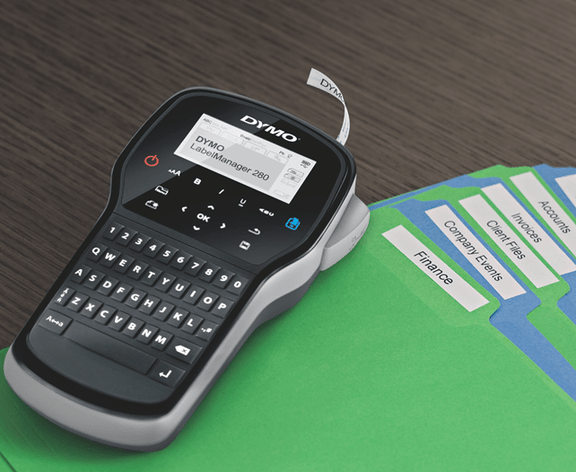 Datascan Labelmanager Køb Dymo Labelmanager | etiket printer | Dymo 280 kit – Leantools