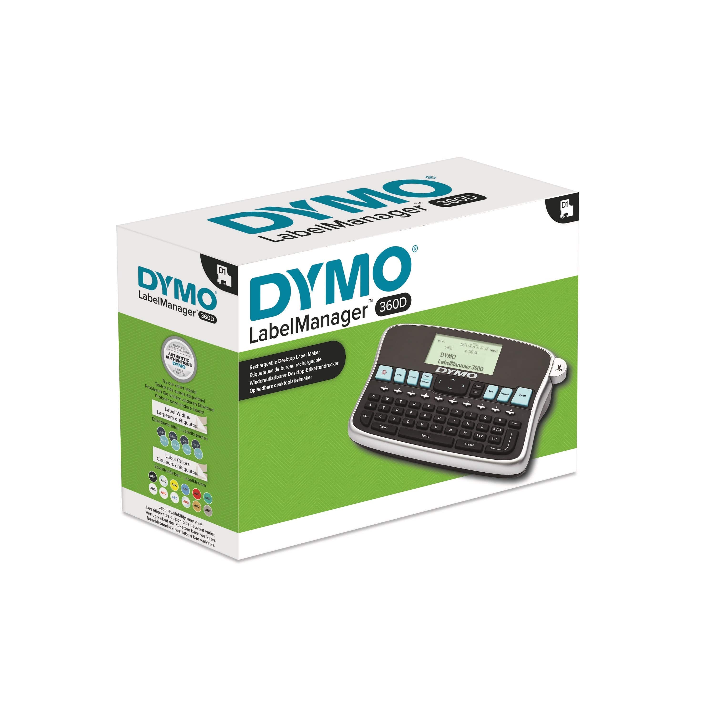 Labelmanager 360d Køb Dymo Labelmanager 360D | etiket printer | Dymo 360D – Leantools