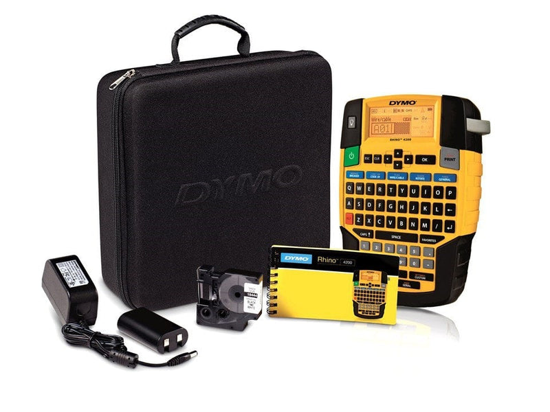Brother Labelprinter Dymo Rhino 4200 pro kit case