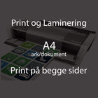 Leantools Laminering Laminering A4 ark | dobbeltsidet print