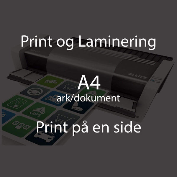 Leantools Laminering A4 ark | enkeltsidet print
