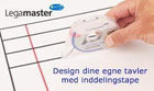 Legamaster Inddelingstape Legamaster Inddelings tape 2,5 mm