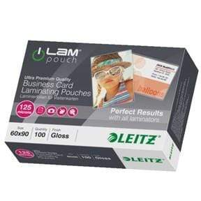 Leitz Laminering 60x90mm Leitz Lamineringslomme glans 125my 100 stk.