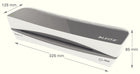 Leitz Laminerings maskine Leitz Lamineringsmaskine iLAM Home A4 grå