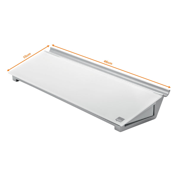 Nobo Glastavle Nobo Diamond skrivebordsblok glas Hvid 15x46 cm