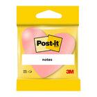 3M Post it Notes Post-it Notes 70x70 kubusblok ''hjerte'' neon 3M