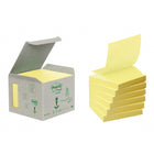 3M Post it Notes Post-it Notes 76x76 recycled gul 6 stk