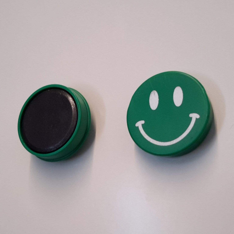 Leantools Magnet Grøn Smiley magnet ø30mm