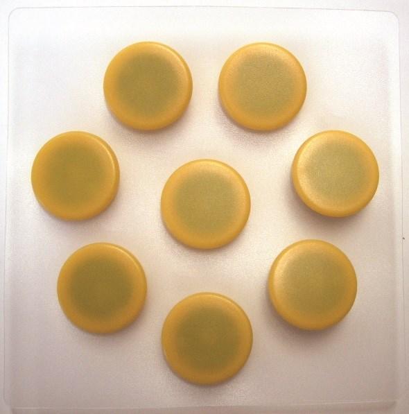 Büngers ø20 mm / Gul Tavlemagnet pakke