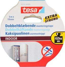 Tesa Tape Tesa Dobbeltklæbende Monteringstape