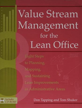 Køb bogen Value stream management for the Lean office | Leanbog – Leantools